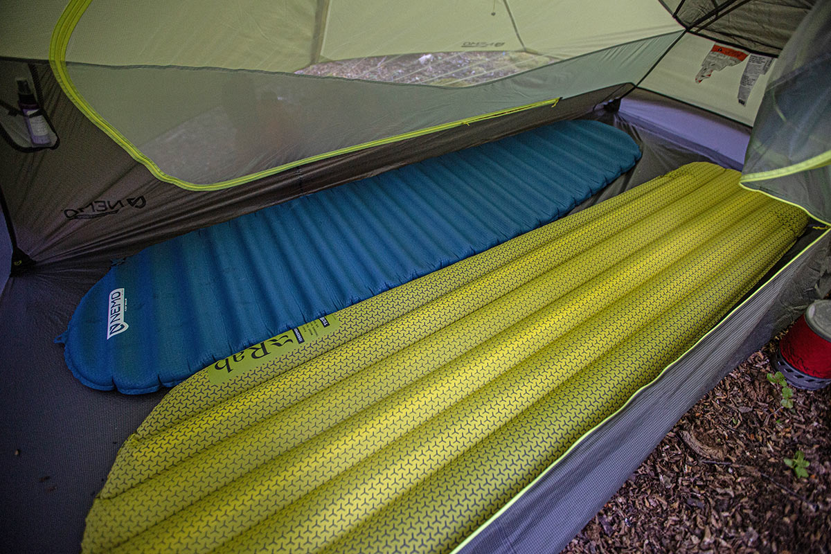 NEMO Dragonfly OSMO 2P tent (sleeping pads inside)